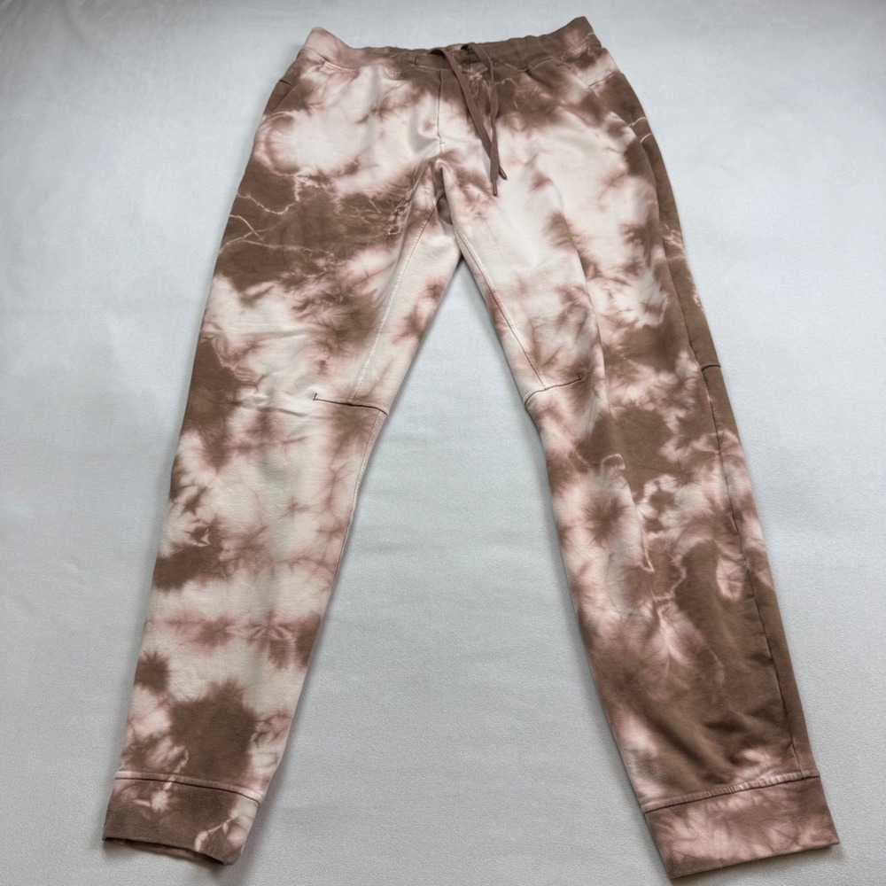 Lululemon Mens Large City Sweat Jogger Earth Dye Clay Tie Dye Brown Pants